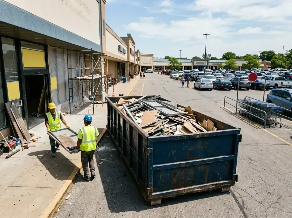 retail-store-renovation-debris-003 — frequently asked questions, Roll-off Dumpster Rentals in Hammond, IN